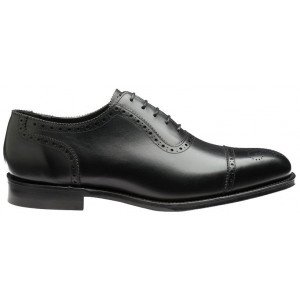 Loake Aldwych Black Calf, Leather soles, F - Bradshaw & Lloyd